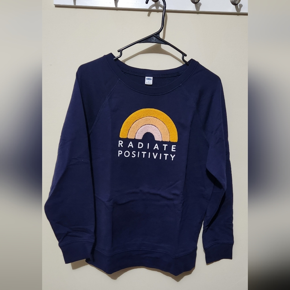 Old Navy Navy Blue Crew Neck Sweater
